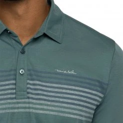 TravisMathew Men's Groggy Golf Polo Silver Pine -Golf Apparel Shop unnamed file 12