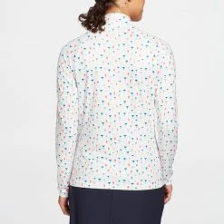 Lady Hagen Women's Printed UV 1/4 Zip Golf Pullover Golf Tee Convo Periwinkle 9 Lady Hagen Women's Printed UV 1/4 Zip Golf Pullover Golf Tee Convo Periwinkle -Golf Apparel Shop unnamed file 1211