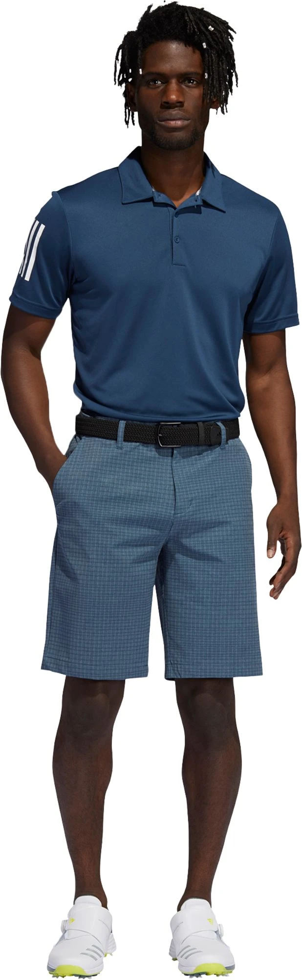 Adidas Men's Ultimate365 Recycled Content Printed Golf Shorts Crew Navy 4 Adidas Men's Ultimate365 Recycled Content Printed Golf Shorts Crew Navy - Image 2