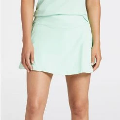 Calia Women's Golf 15" Performance High Waisted Flounce Skort Mint Tourmaline