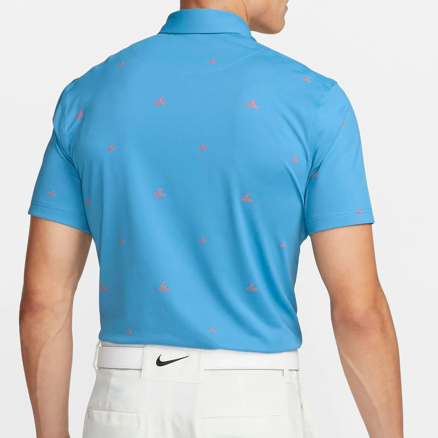 Nike Men's Dri-FIT Player Lobster Print Golf Polo Dutch Blue 4 Nike Men's Dri-FIT Player Lobster Print Golf Polo Dutch Blue - Image 2