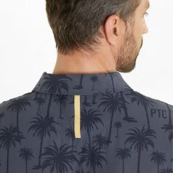 PUMA Men's PUMA X PTC Palm Tree Golf Polo Navy Blazer -Golf Apparel Shop unnamed file 1369