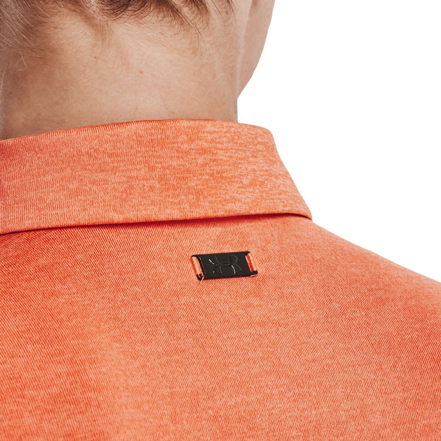 Under Armour Women's Zinger Short Sleeve Golf Polo Aftgw/suns Blvd/mtlc Slvr 6 Under Armour Women's Zinger Short Sleeve Golf Polo Aftgw/suns Blvd/mtlc Slvr - Image 4