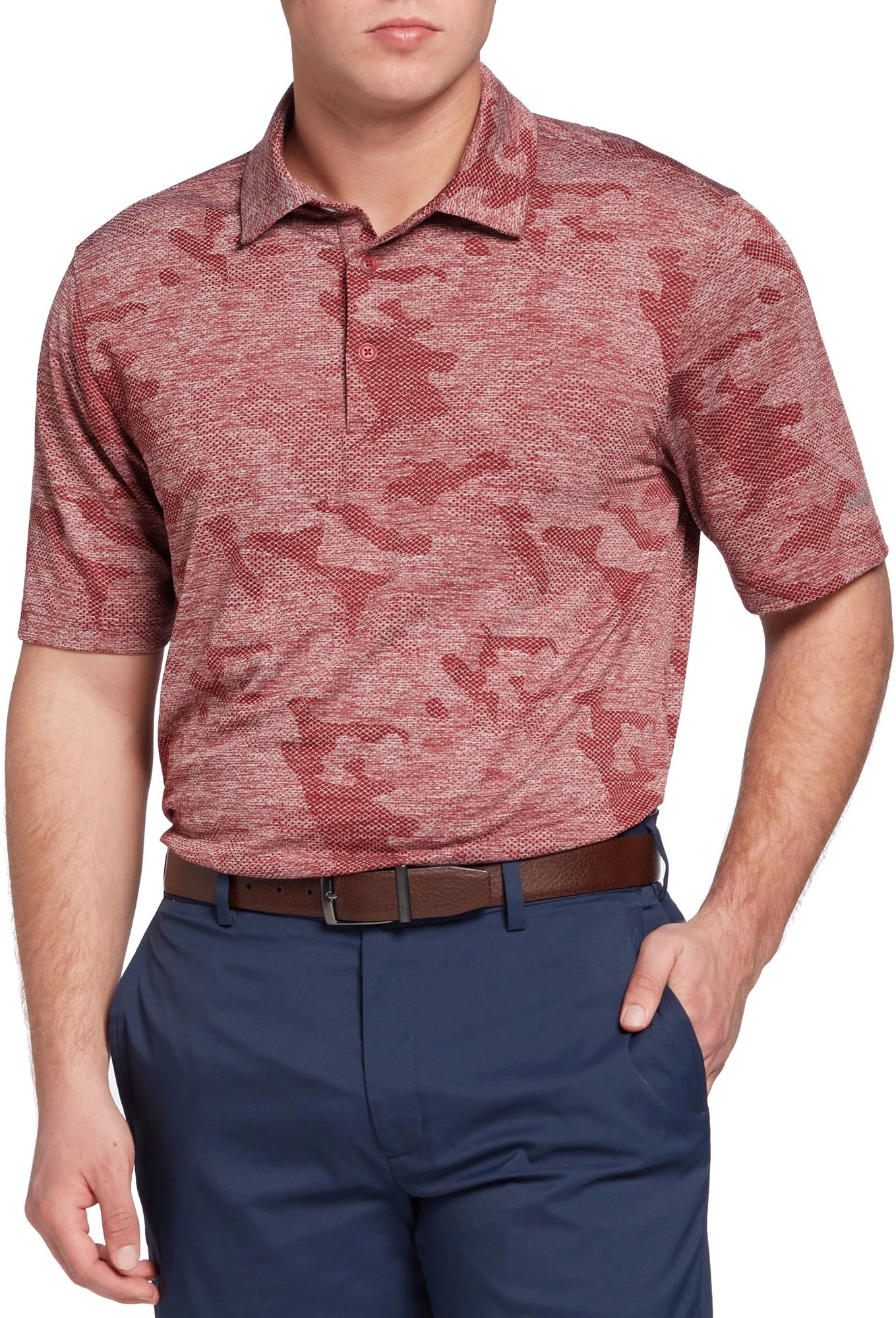 Walter Hagen Men's Perfect 11 Jacquard Golf Polo Black 3 Walter Hagen Men's Perfect 11 Jacquard Golf Polo Black