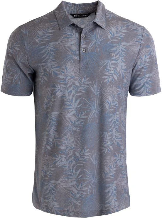 TravisMathew Men's Patio Time Golf Polo Heather Medium Grey 3 TravisMathew Men's Patio Time Golf Polo Heather Medium Grey