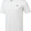 Adidas Men's Drive Novelty Solid Golf Polo White -Golf Apparel Shop unnamed file 1563