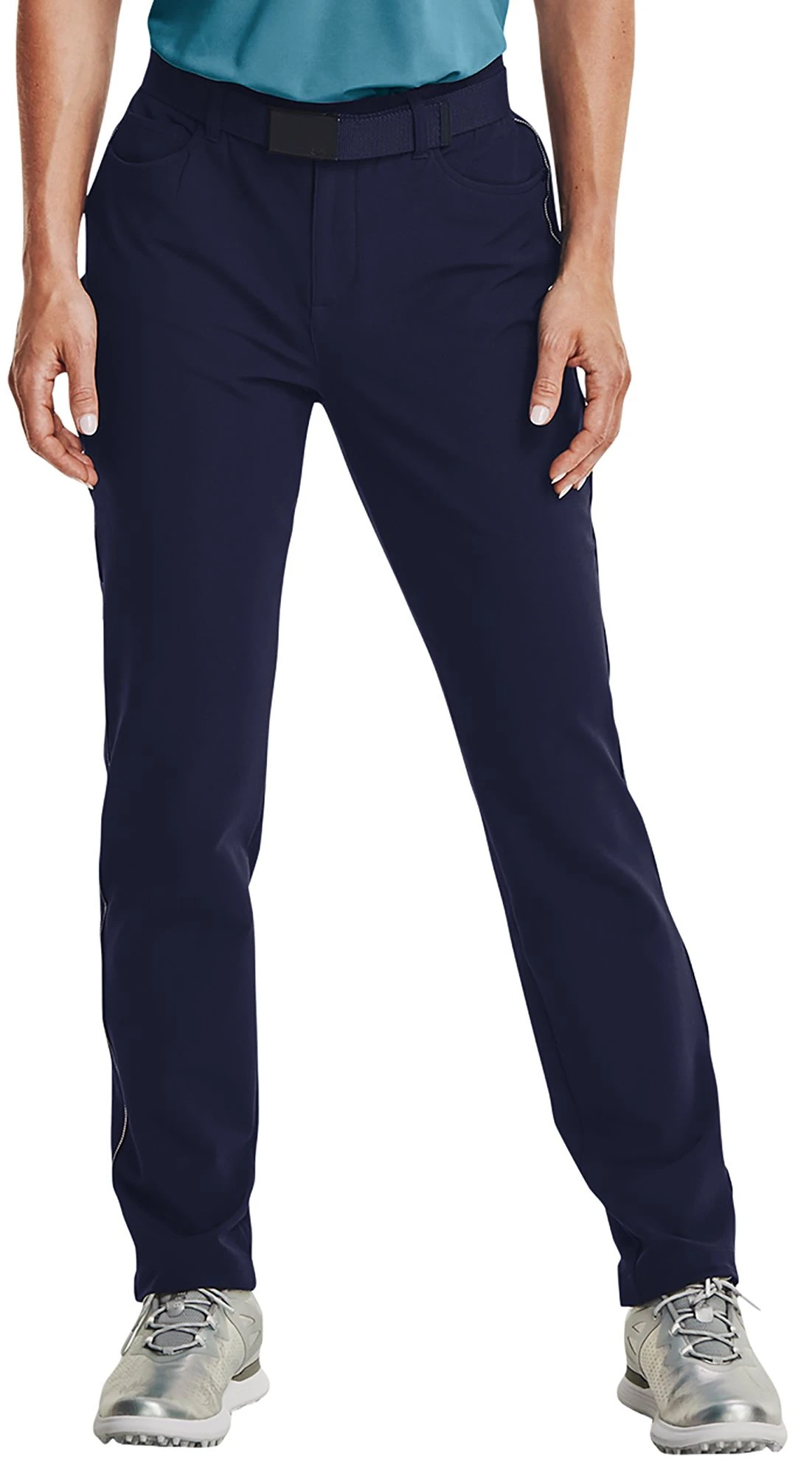 Under Armour Women's Cold Gear Infrared Links 5 Pocket Golf Pant Black/metallic Silver 3 Under Armour Women's Cold Gear Infrared Links 5 Pocket Golf Pant Black/metallic Silver