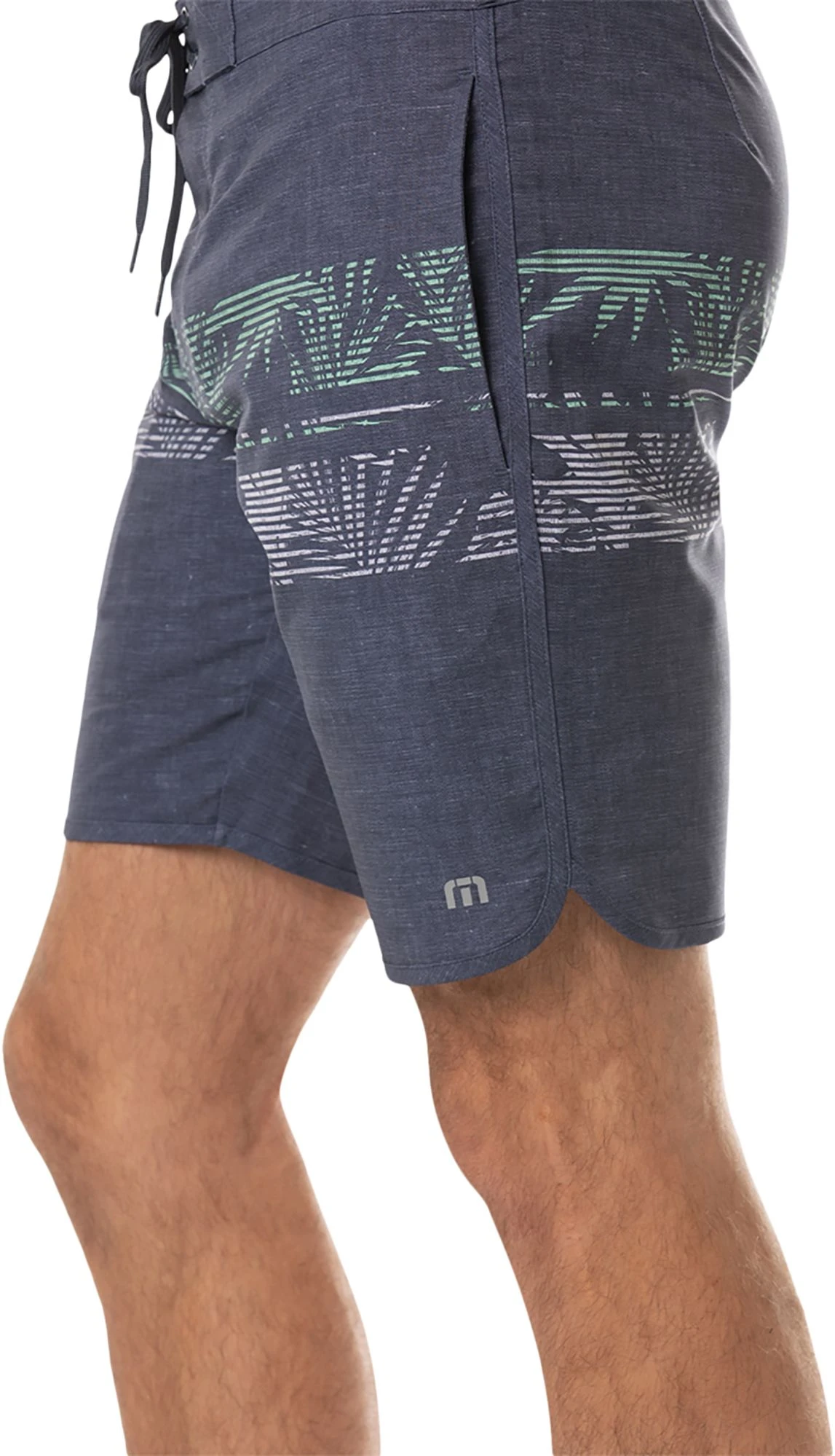 TravisMathew Men's Parked The Shark Golf Shorts Heather Insignia 6 TravisMathew Men's Parked The Shark Golf Shorts Heather Insignia - Image 4