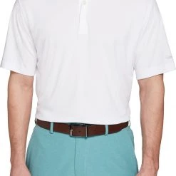 Walter Hagen Men's Essentials Stripe Golf Polo New Cobalt/new Cobalt Wht