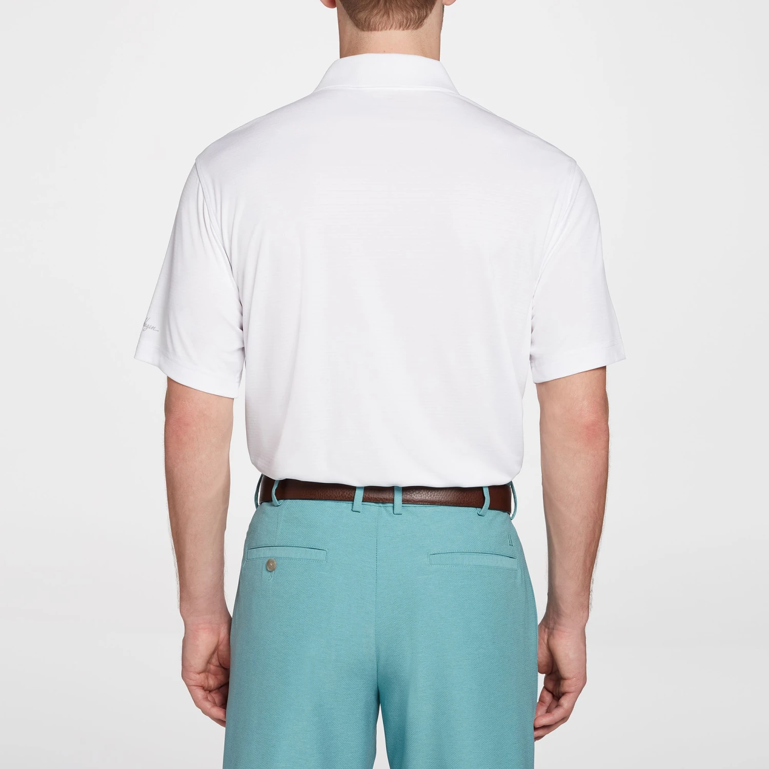 Walter Hagen Men's Essentials Stripe Golf Polo New Cobalt/new Cobalt Wht 5 Walter Hagen Men's Essentials Stripe Golf Polo New Cobalt/new Cobalt Wht - Image 3