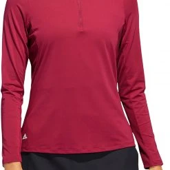 Adidas Women's Ultimate365 Sun Protection Long Sleeve Golf Shirt Black