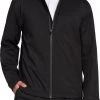 Walter Hagen Men's Full Zip Golf Rain Jacket Black