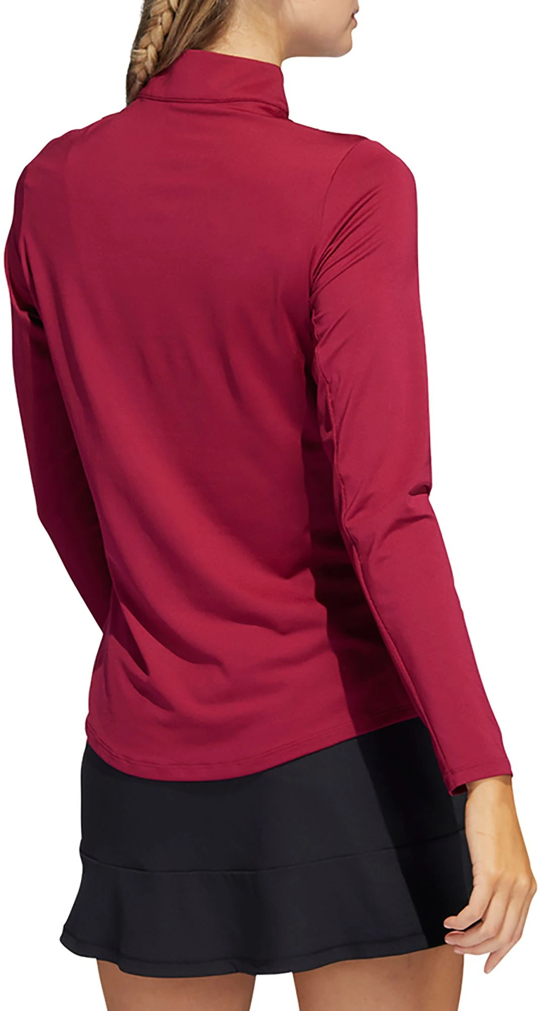 Adidas Women's Ultimate365 Sun Protection Long Sleeve Golf Shirt Black 5 Adidas Women's Ultimate365 Sun Protection Long Sleeve Golf Shirt Black - Image 3