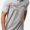 TravisMathew Men's Park It Polo Heather Light Grey 1 TravisMathew Men's Park It Polo Heather Light Grey -Golf Apparel Shop unnamed file 1750