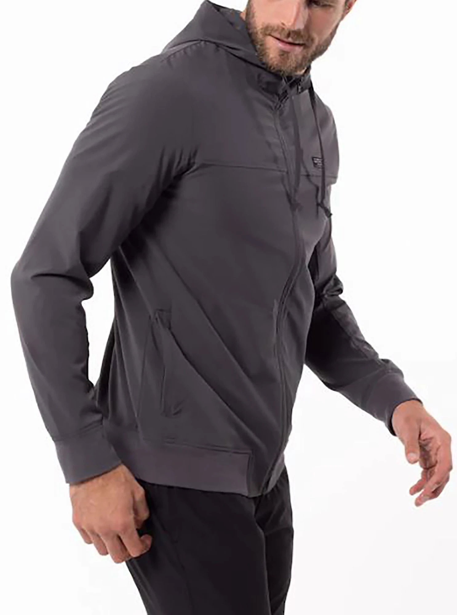 TravisMathew Men's Wanderlust Golf Jacket Black 4 TravisMathew Men's Wanderlust Golf Jacket Black - Image 2