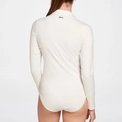 Slazenger Women's Long Sleeve Body Suit White Marble -Golf Apparel Shop unnamed file 1824