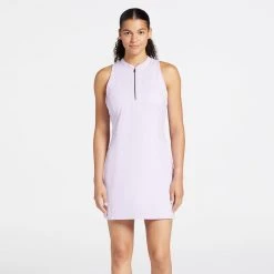 CALIA Women's Golf Perforated Sleeveless Dress Pure Black