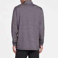 TravisMathew Men's Energy 1/4 Zip Golf Pullover Grey -Golf Apparel Shop unnamed file 1859