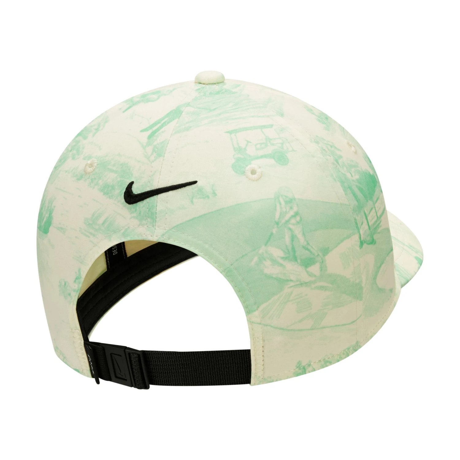 Nike AeroBill Classic99 Printed Golf Hat For Men Coconut Milk 4 Nike AeroBill Classic99 Printed Golf Hat For Men Coconut Milk - Image 2