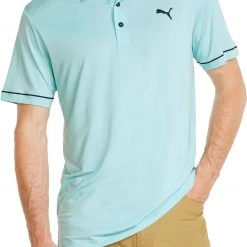 PUMA Men's Cloudspun Monarch Golf Polo Blazing Blue/high Rise