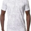 TravisMathew Men's Stay On Target Golf Polo White 1 TravisMathew Men's Stay On Target Golf Polo White -Golf Apparel Shop unnamed file 1924