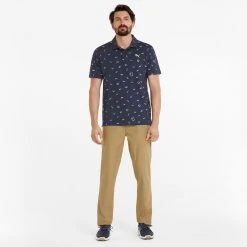 PUMA Men's MATTR Sunnies Golf Polo Navy Blazer/chalk Pink 9 PUMA Men's MATTR Sunnies Golf Polo Navy Blazer/chalk Pink -Golf Apparel Shop unnamed file 1936