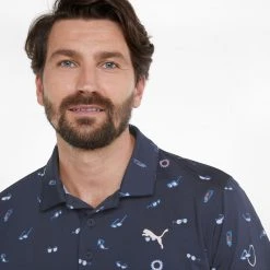 PUMA Men's MATTR Sunnies Golf Polo Navy Blazer/chalk Pink 11 PUMA Men's MATTR Sunnies Golf Polo Navy Blazer/chalk Pink -Golf Apparel Shop unnamed file 1938