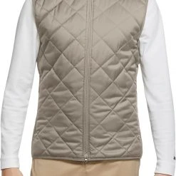 Nike Men's Reversible Synthetic-Fill Golf Vest Black/dark Grey