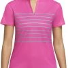 Nike Women's Dri-FIT Victory Short Sleeve Striped Polo Washed Teal/pink Prime -Golf Apparel Shop unnamed file 2042