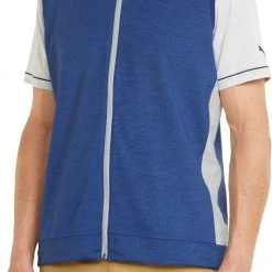 PUMA Men's Cloudspun T7 Vest Navy Blazer/bright White