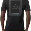TravisMathew Men's The Reel World Golf T-Shirt Black -Golf Apparel Shop unnamed file 2226