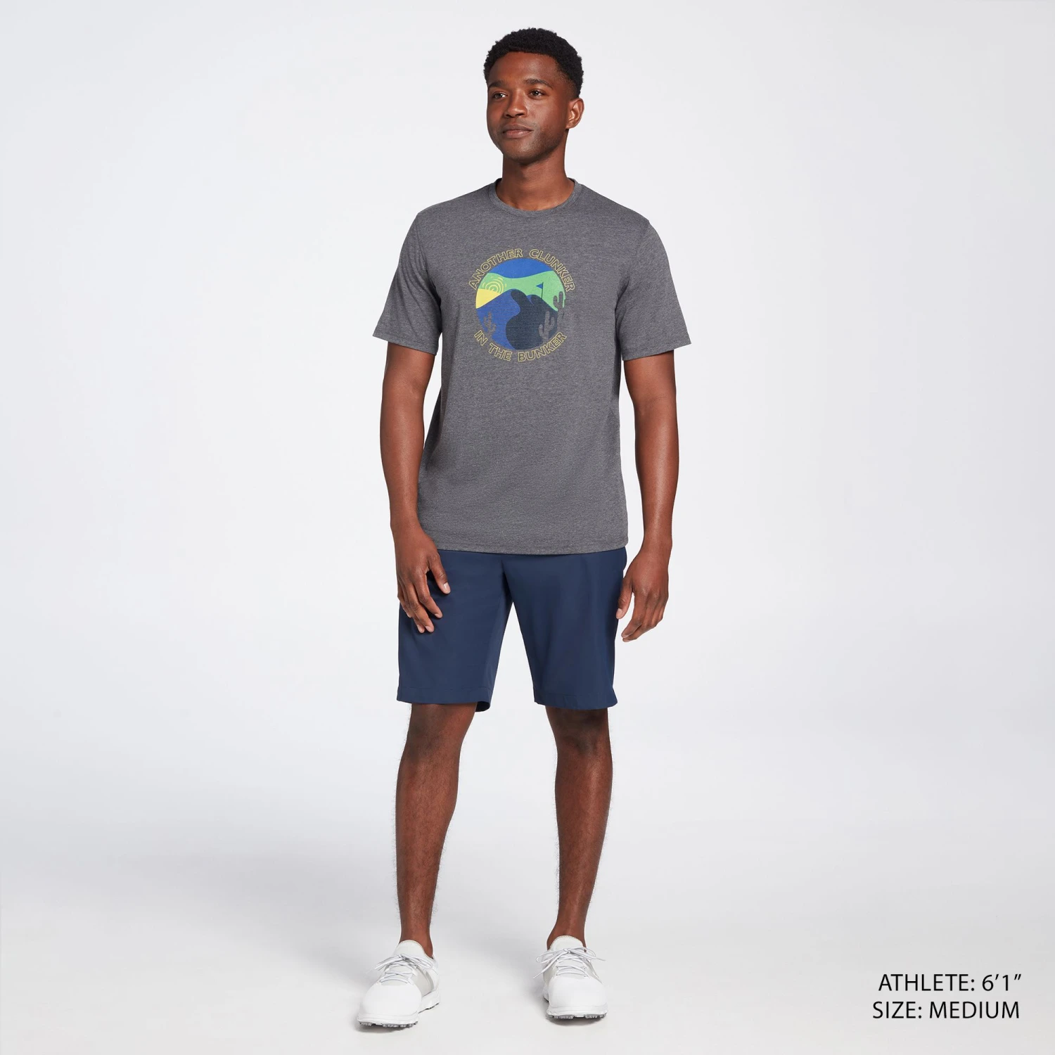 Walter Hagen Men's Perfect 11 Graphic Golf T-Shirt Take A Shot Crisp White 4 Walter Hagen Men's Perfect 11 Graphic Golf T-Shirt Take A Shot Crisp White - Image 2