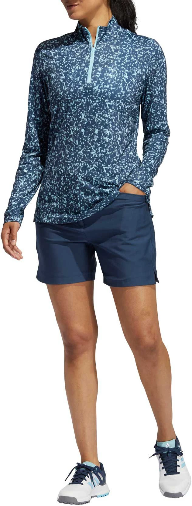 Adidas Women's 5'' Golf Shorts Crew Navy 6 Adidas Women's 5'' Golf Shorts Crew Navy - Image 4