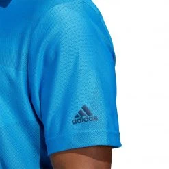 Adidas Men's Jacquard Golf Polo Blue Rush/crew Navy 10 Adidas Men's Jacquard Golf Polo Blue Rush/crew Navy -Golf Apparel Shop unnamed file 2326
