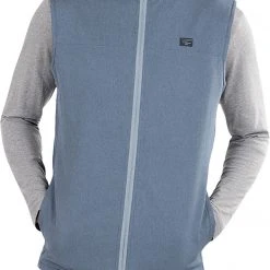 TravisMathew Men's Clear Cut Golf Vest Insignia Blue/vintag
