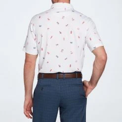 Walter Hagen Men's Perfect 11 USA Fireworks Golf Polo Fireworks Crisp White 10 Walter Hagen Men's Perfect 11 USA Fireworks Golf Polo Fireworks Crisp White -Golf Apparel Shop unnamed file 2387