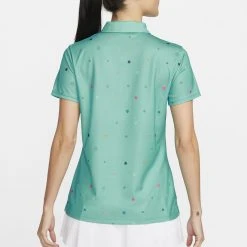 Nike Women's Dri-Fit All Over Print Victory Golf Polo Washed Teal -Golf Apparel Shop unnamed file 2419