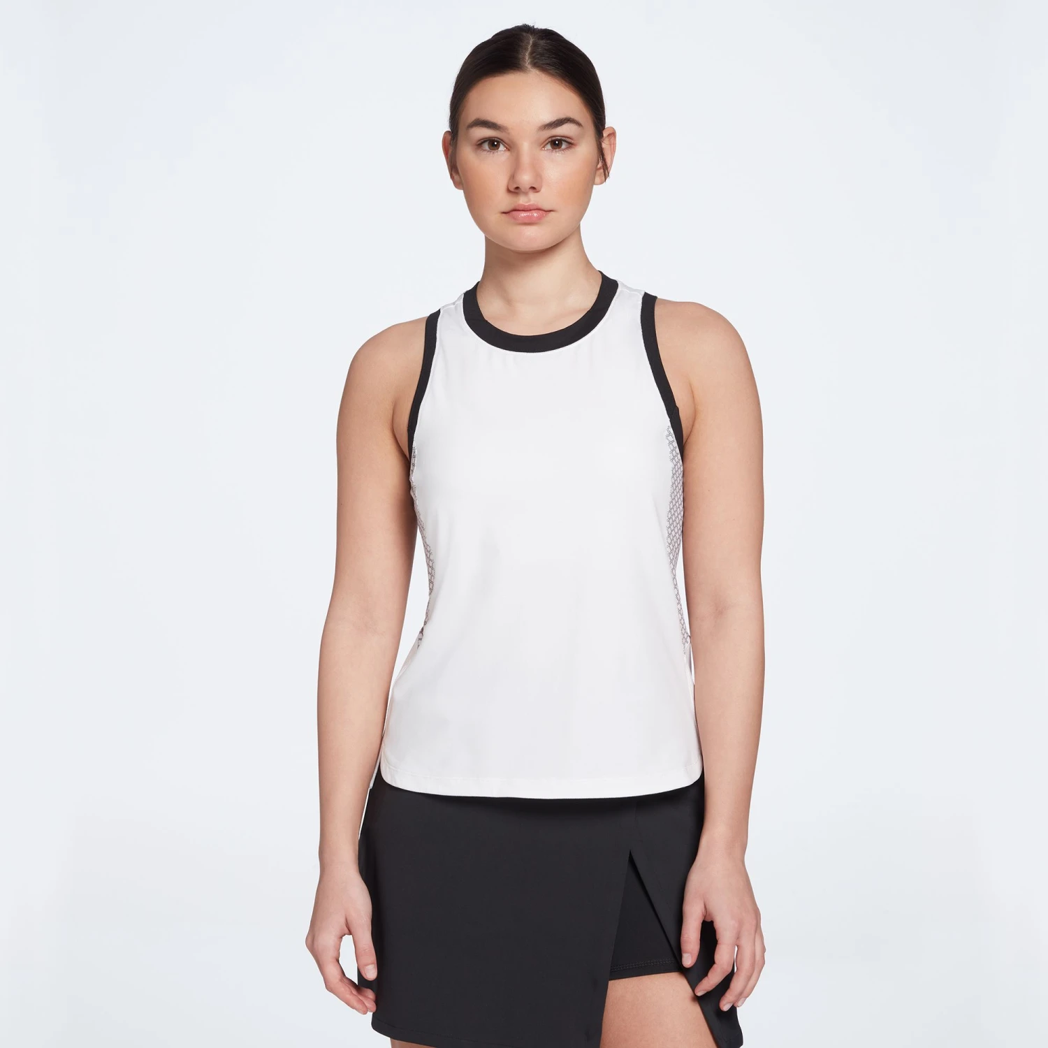 Calia Women's Golf Pieced Tank Pure White 3 Calia Women's Golf Pieced Tank Pure White