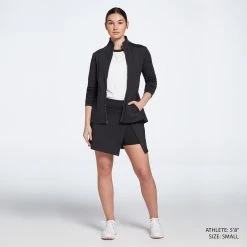 Calia Women's Golf Essential Peplum Jacket Pure Black 13 Calia Women's Golf Essential Peplum Jacket Pure Black -Golf Apparel Shop unnamed file 243