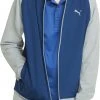 PUMA Boys' Long Sleeve Full Zip Golf Jacket High Rise/blazing Blue