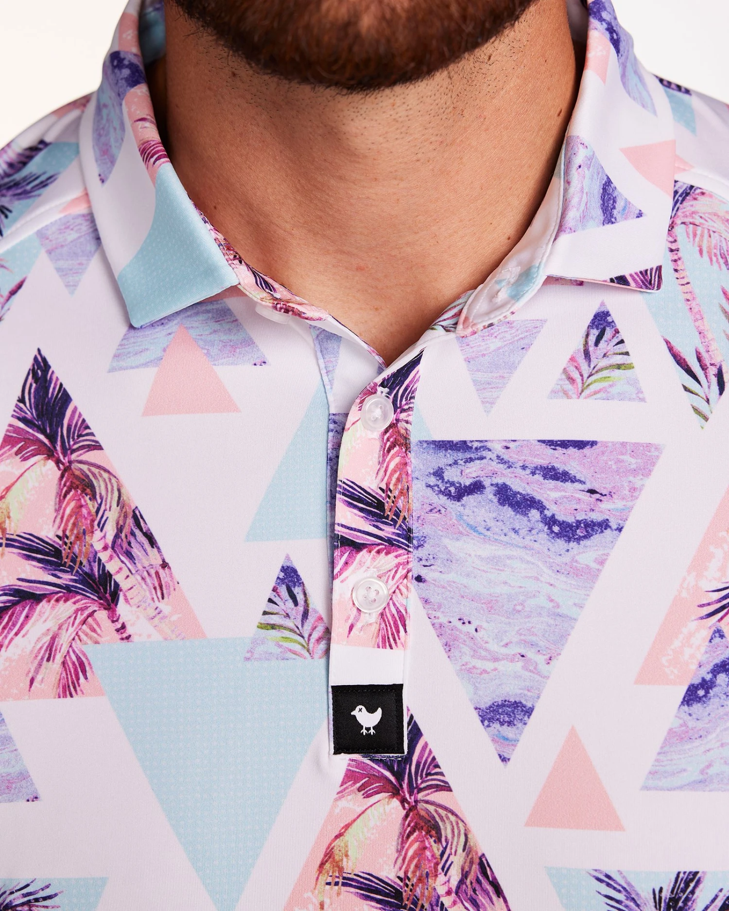 Bad Birdie Men's Cali Golf Polo 5 Bad Birdie Men's Cali Golf Polo - Image 3