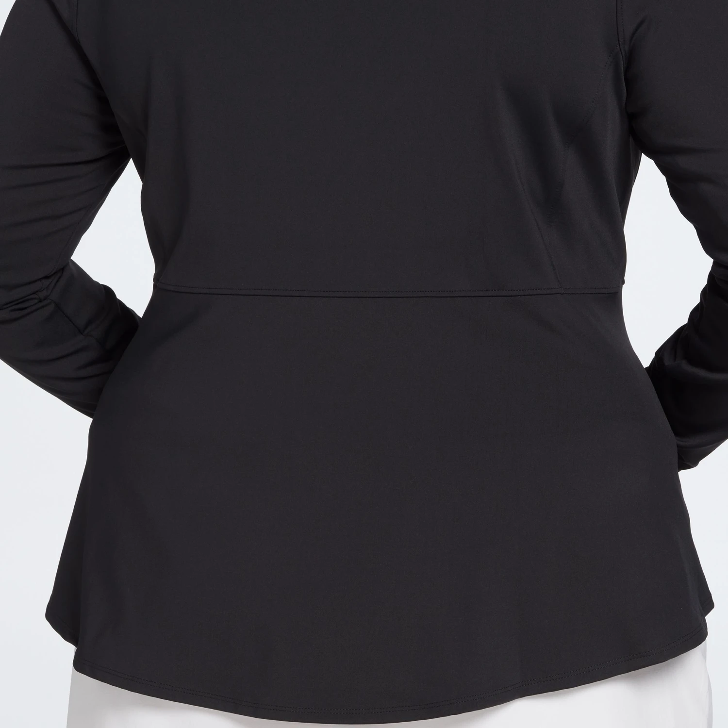 Calia Women's Golf Essential Peplum Jacket Pure Black 11 Calia Women's Golf Essential Peplum Jacket Pure Black - Image 9