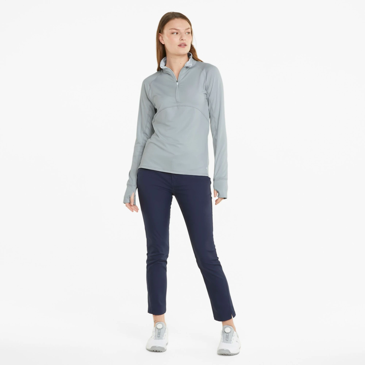 PUMA Women's Gamer 1/4 Zip Golf Pullover High Rise 4 PUMA Women's Gamer 1/4 Zip Golf Pullover High Rise - Image 2