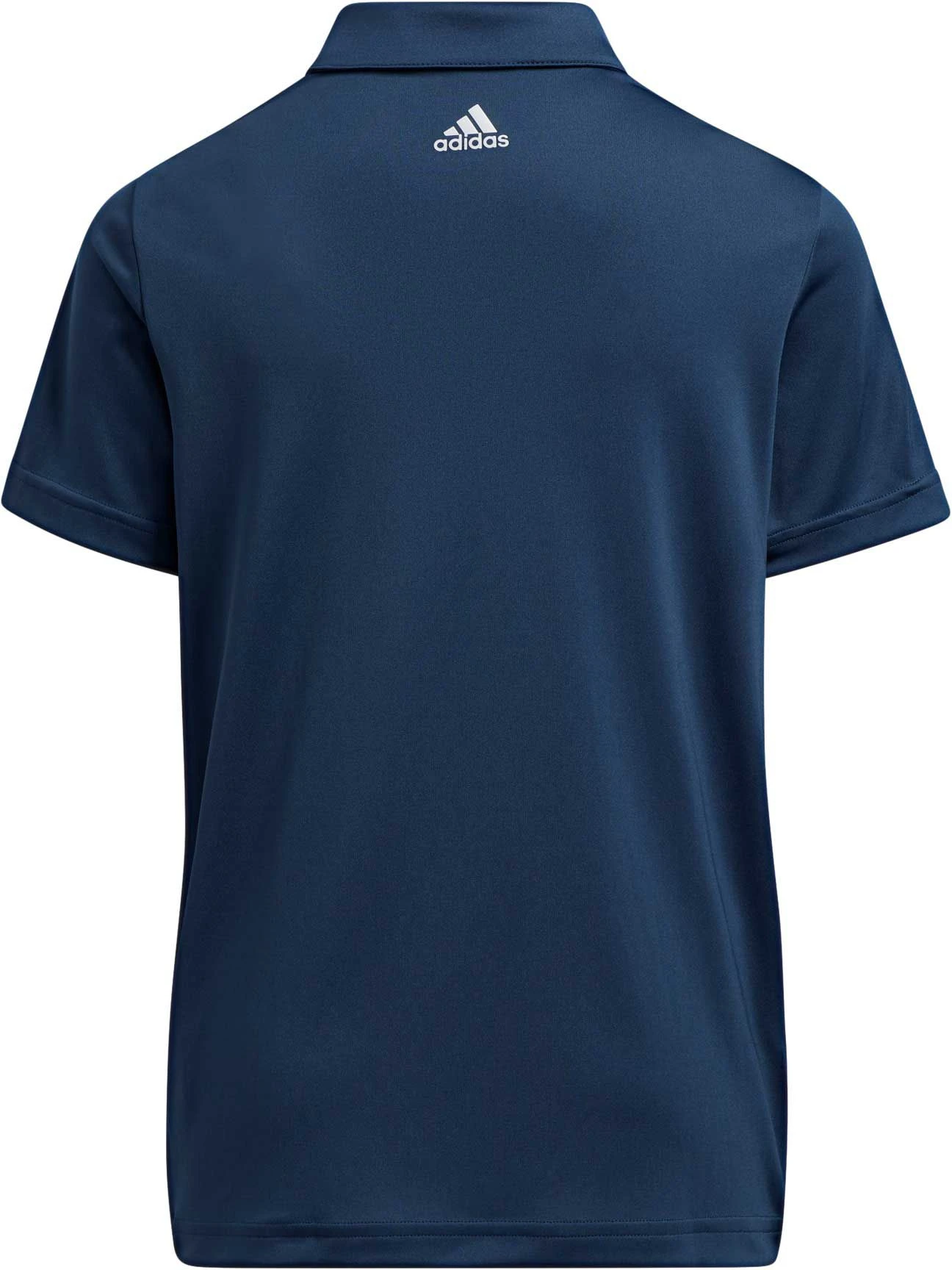 Adidas Boys' 3-Stripes Polo Shirt Crew Navy 4 Adidas Boys' 3-Stripes Polo Shirt Crew Navy - Image 2