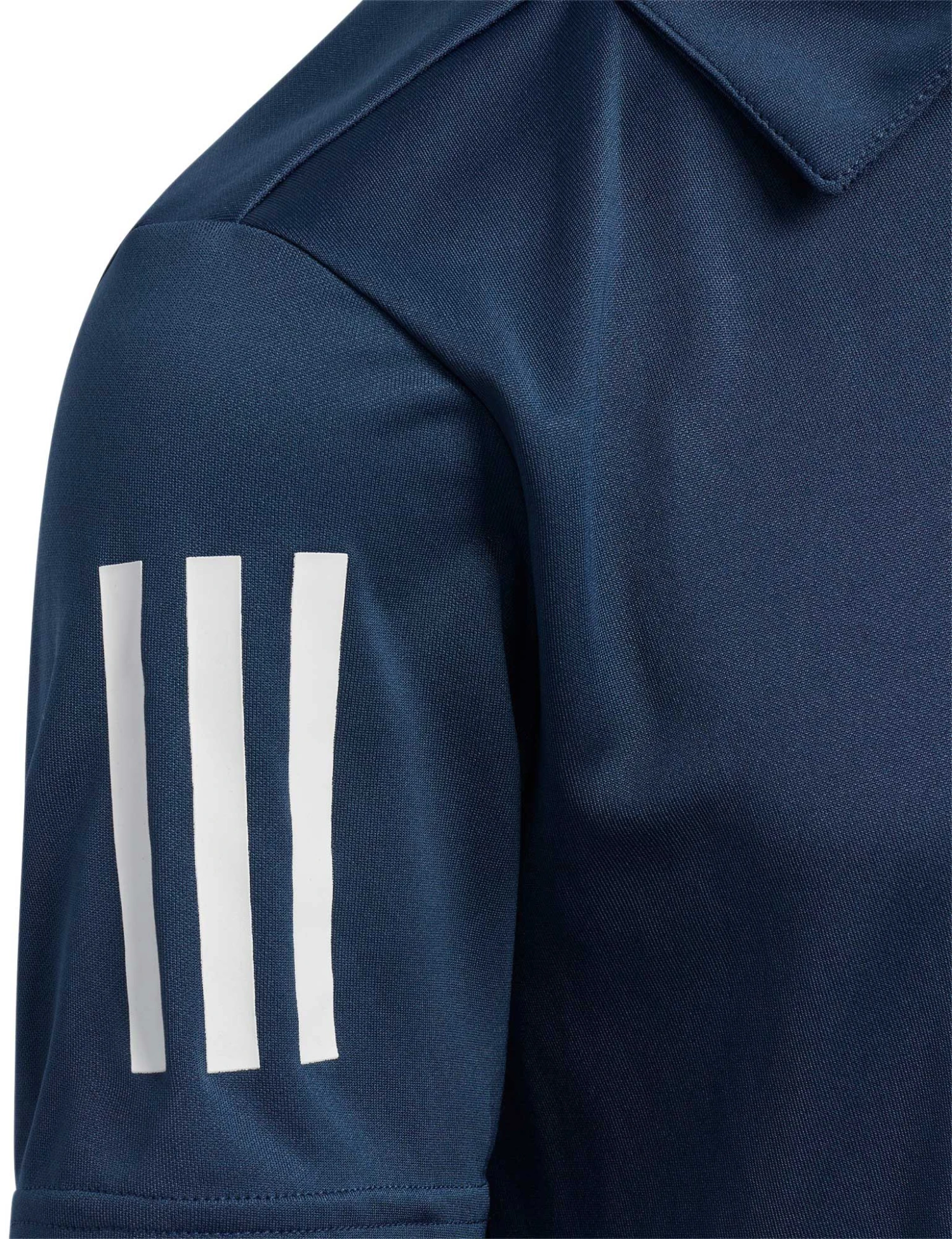 Adidas Boys' 3-Stripes Polo Shirt Crew Navy 7 Adidas Boys' 3-Stripes Polo Shirt Crew Navy - Image 5