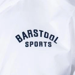 Barstool Sports Men's Champion Packable Golf Jacket White -Golf Apparel Shop unnamed file 2593