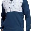 Adidas Men's Primeblue COLD.RDY 1/2 Zip Golf Pullover Black/white