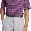 Walter Hagen Men's Perfect 11 Jacquard Stripe Golf Polo Navy/electric Magenta -Golf Apparel Shop unnamed file 2724