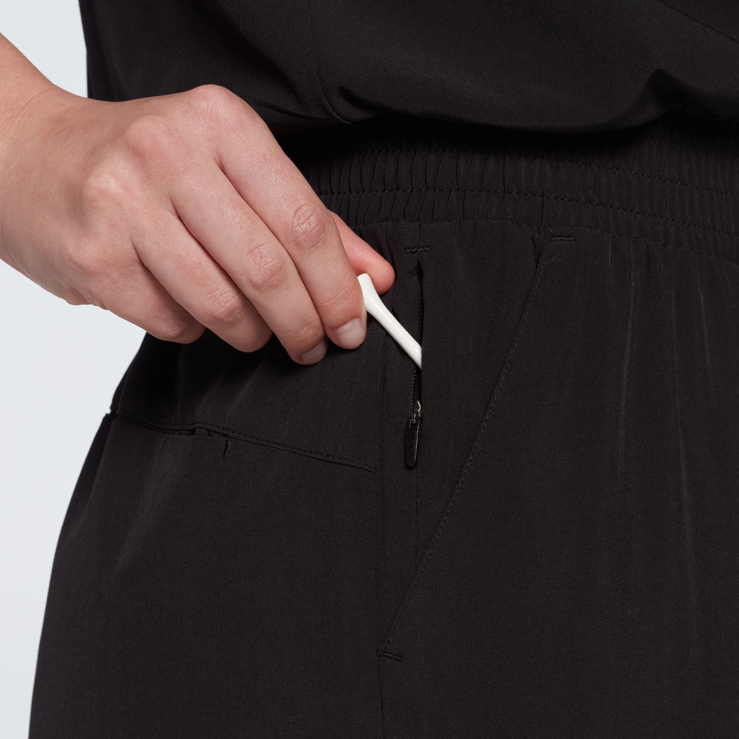 Calia Women's Golf Sleeveless Jumpsuit Pure Black 6 Calia Women's Golf Sleeveless Jumpsuit Pure Black - Image 5