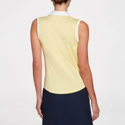 Lady Hagen Women's Jacquard Sleeveless Golf Polo Preppy Blue -Golf Apparel Shop unnamed file 279